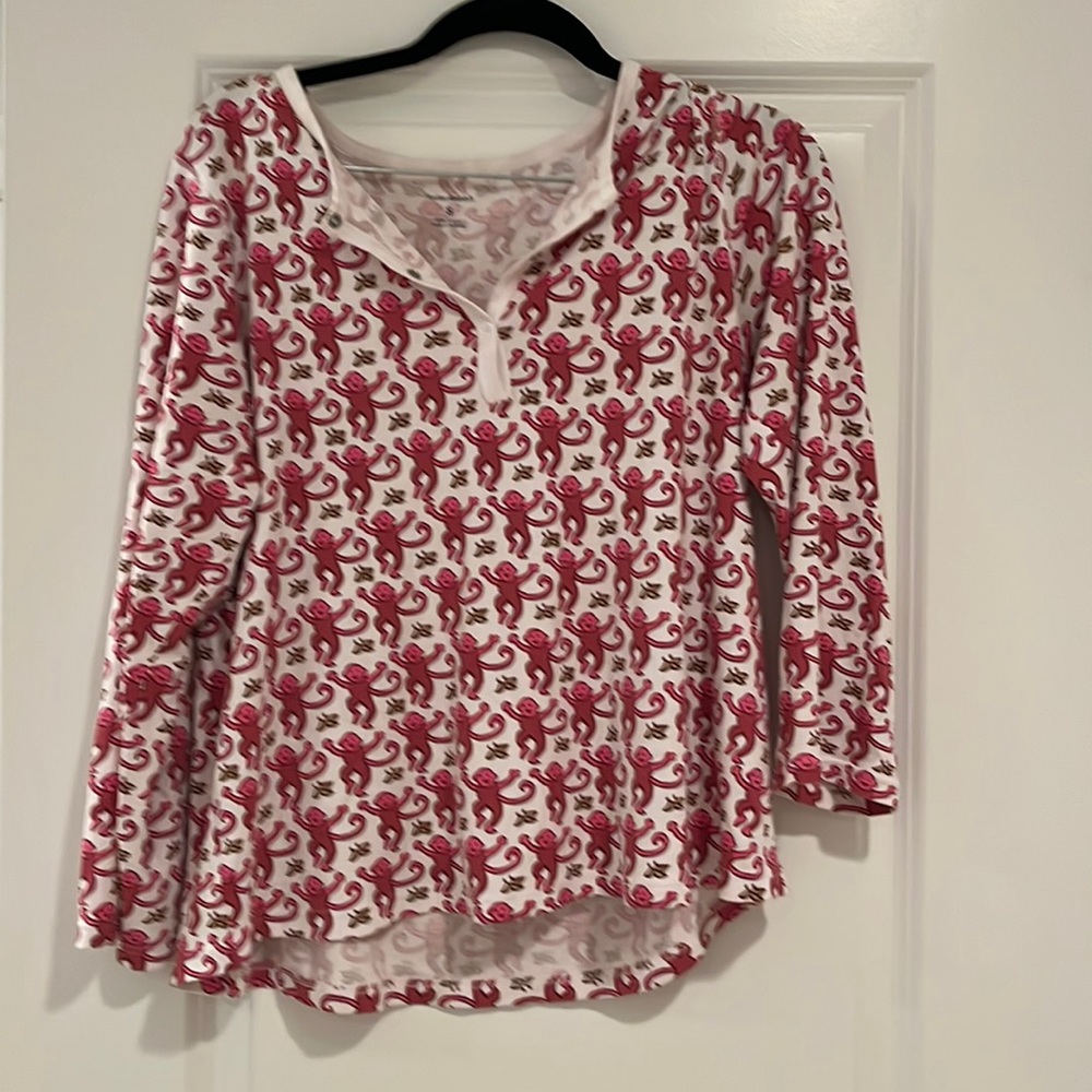 Roller Rabbit Monkey Pajamas S